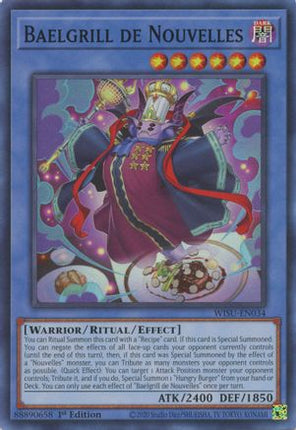 Baelgrill de Nouvelles (Super Rare) [WISU-EN034] 1st Edition