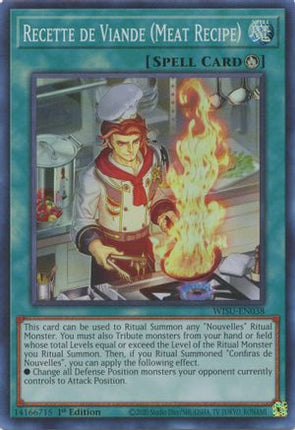 Recette de Viande (Meat Recipe) (Super Rare) [WISU-EN038] 1st Edition