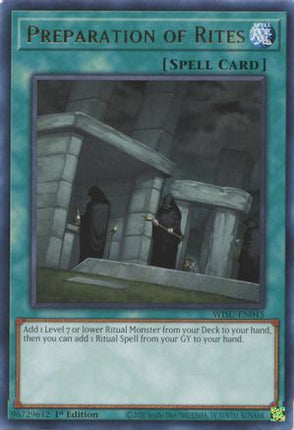 Preparation of Rites (Rare) [WISU-EN045] 1st Edition