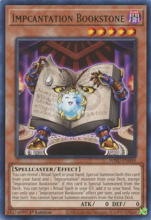 Impcantation Bookstone (Rare) [WISU-EN049] 1st Edition