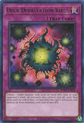 Deck Devastation Virus (Rare) [WISU-EN058] 1st Edition