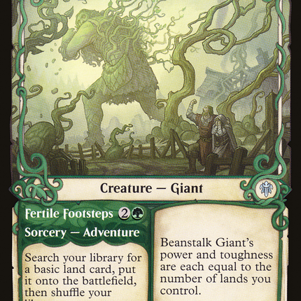 Beanstalk Giant // Fertile Footsteps (Showcase) [Throne of Eldraine]