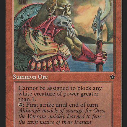 Orcish Veteran (Benson) [Fallen Empires]