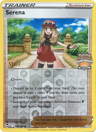 Serena - 164/195 (Regional Championships) [Staff] [League & Championship Cards] Reverse Holofoil