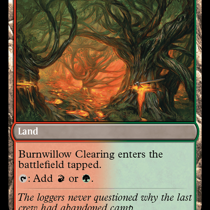 Stump Stomp // Burnwillow Clearing [Modern Horizons 3] Foil