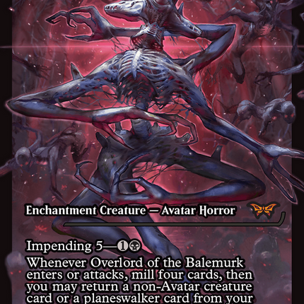 Overlord of the Balemurk (Showcase) [Duskmourn: House of Horror] Foil
