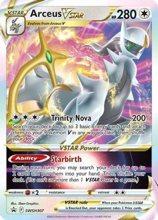 Arceus VSTAR - SWSH307 - SWSH307/null [SWSH: Sword & Shield Promo Cards] Holofoil