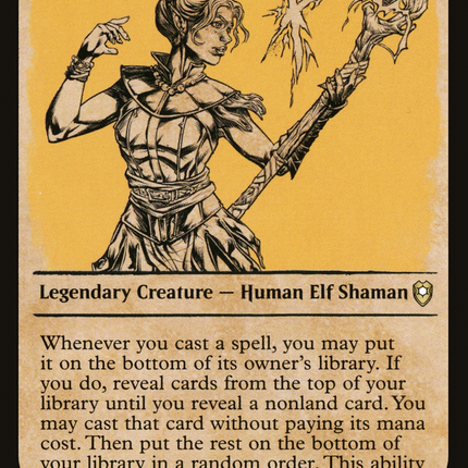 Neera, Wild Mage (Showcase) [Commander Legends: Battle for Baldur's Gate]