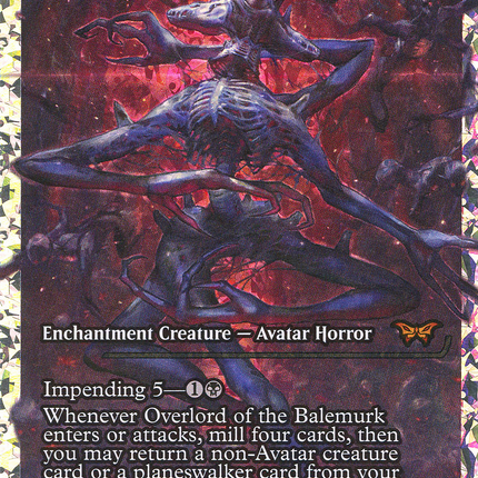 Overlord of the Balemurk (Showcase) [Duskmourn: House of Horror] Fractured Foil