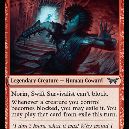 Norin, Swift Survivalist [Duskmourn: House of Horror]
