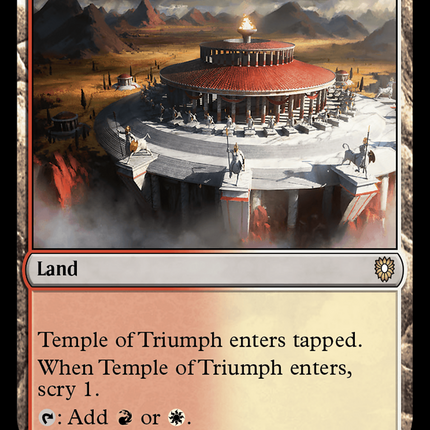 Temple of Triumph [Bloomburrow Commander]