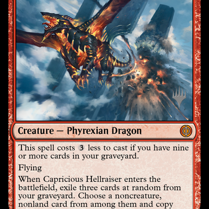 Capricious Hellraiser [Phyrexia: All Will Be One Promos]