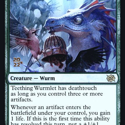 Teething Wurmlet [The Brothers' War Promos] Prerelease Foil