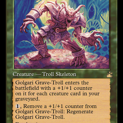 Golgari Grave-Troll (Retro) [Ravnica Remastered]