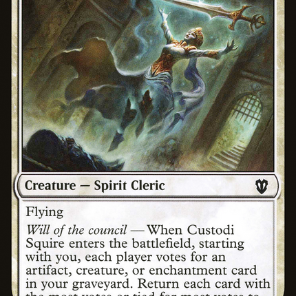 Custodi Squire [Crimson Vow Commander]