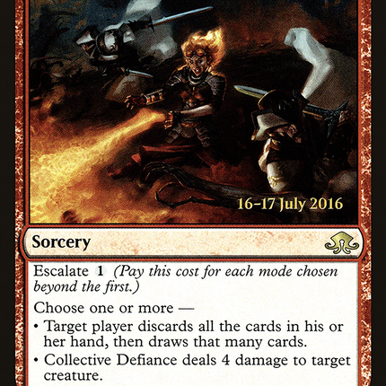 Collective Defiance [Eldritch Moon Promos] Prerelease Foil