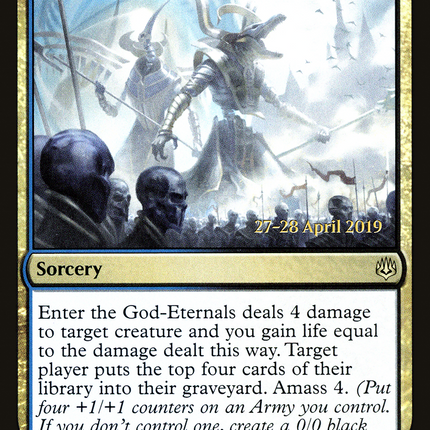 Enter the God-Eternals [War of the Spark Promos] Prerelease Foil