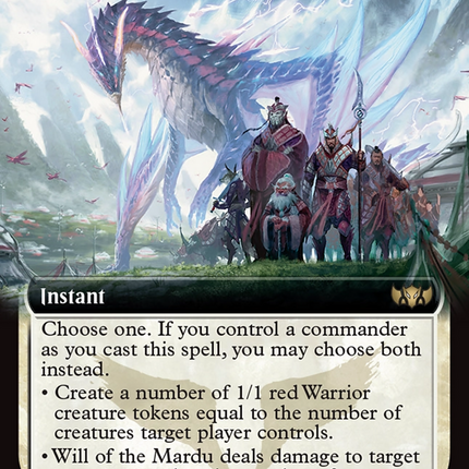 Will of the Mardu (Extended Art) [Commander: Tarkir: Dragonstorm]