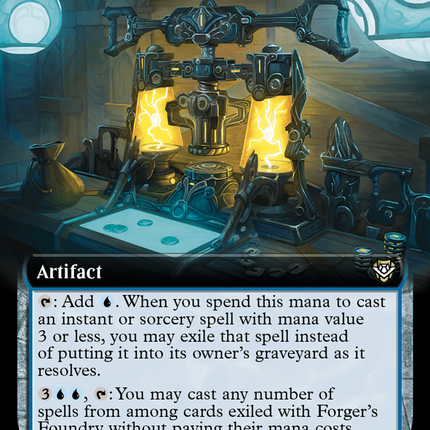 Forger's Foundry (Extended Art) [Outlaws of Thunder Junction Commander]