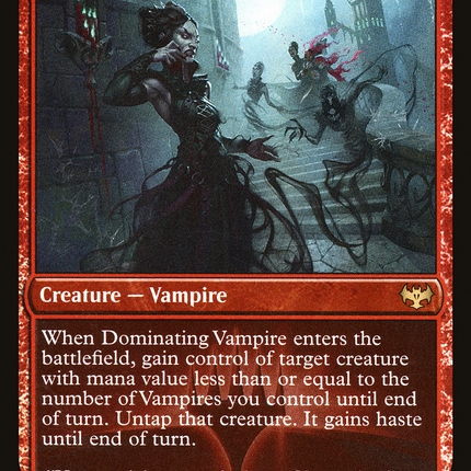 Dominating Vampire [Innistrad: Crimson Vow] Foil