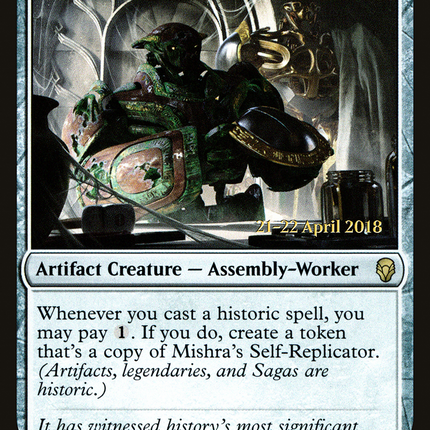 Mishra's Self-Replicator [Dominaria Promos] Prerelease Foil