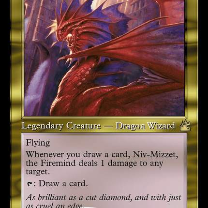 Niv-Mizzet, the Firemind (Retro) [Ravnica Remastered] Foil