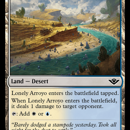Lonely Arroyo [Outlaws of Thunder Junction] Foil