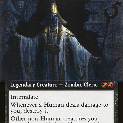 Mikaeus, the Unhallowed (Extended Art) [Ultimate Box Topper] Foil