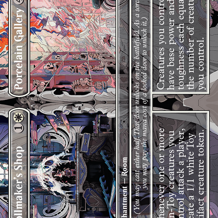 Dollmaker's Shop // Porcelain Gallery (Borderless) [Duskmourn: House of Horror] Foil