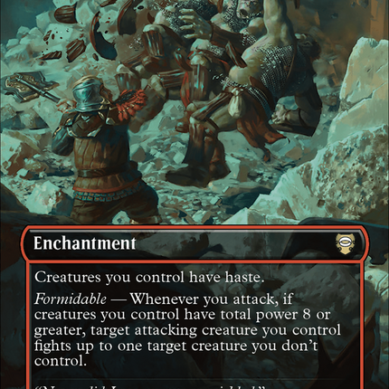 Gimli's Reckless Might (Borderless) [Tales of Middle-earth Commander] Surge Foil