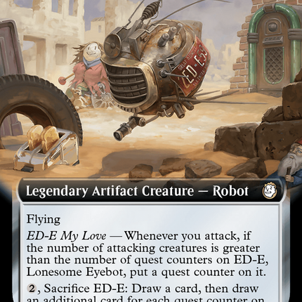 ED-E, Lonesome Eyebot (Extended Art) [Fallout] Surge Foil