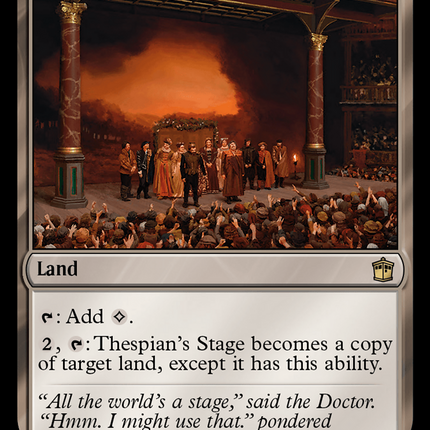 Thespian's Stage [Doctor Who] Surge Foil