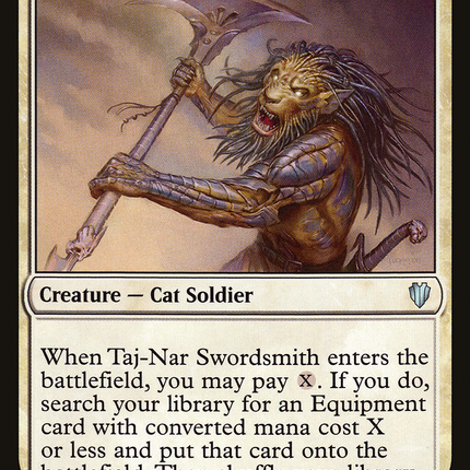 Taj-Nar Swordsmith [Commander 2017]