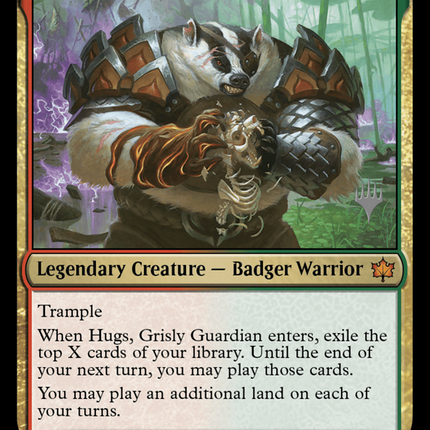 Hugs, Grisly Guardian [Bloomburrow Promos]