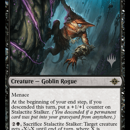 Stalactite Stalker [The Lost Caverns of Ixalan Promos]