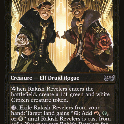 Rakish Revelers (Showcase) [Streets of New Capenna] Gilded Foil