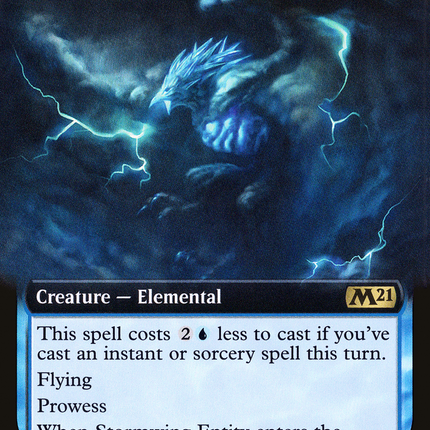 Stormwing Entity (Extended Art) [Core Set 2021]