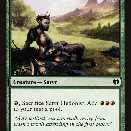 Satyr Hedonist [Duel Decks: Heroes vs. Monsters]