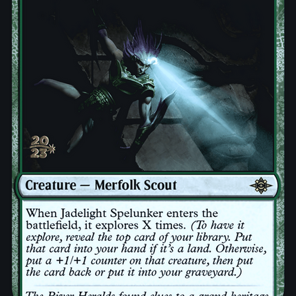 Jadelight Spelunker [The Lost Caverns of Ixalan Promos] Prerelease Foil