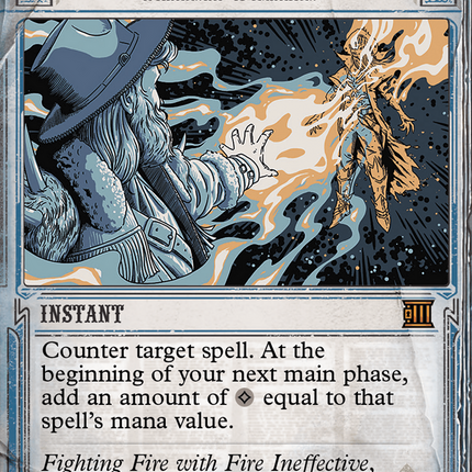 Mana Drain (Showcase) (Borderless) [Breaking News] Foil
