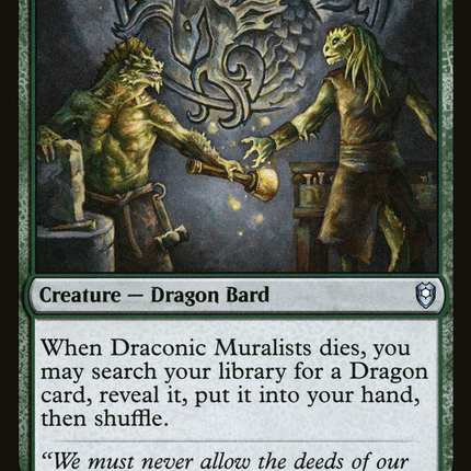 Draconic Muralists [Commander Legends: Battle for Baldur's Gate]