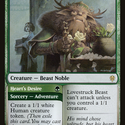 Lovestruck Beast // Heart's Desire [Throne of Eldraine]