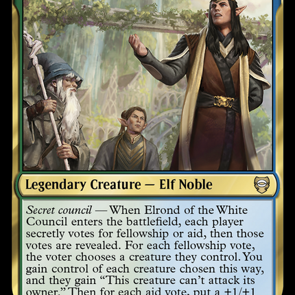 Elrond of the White Council [Tales of Middle-earth Commander]