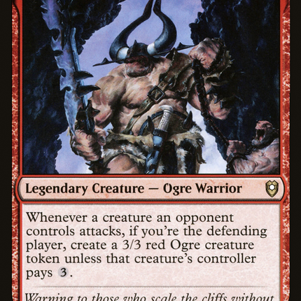 Kazuul, Tyrant of the Cliffs [Commander Legends: Battle for Baldur's Gate]