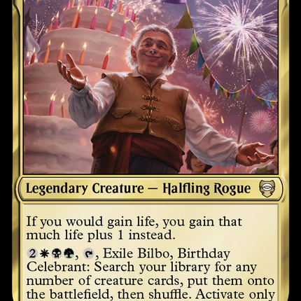 Bilbo, Birthday Celebrant [Tales of Middle-earth Commander]