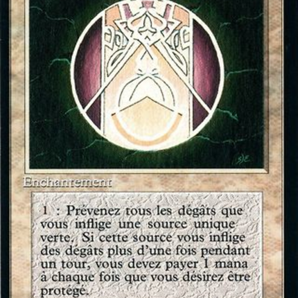 Circle of Protection: Green - Cercle de protection : vert  [Foreign Black Border]