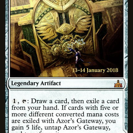 Azor's Gateway // Sanctum of the Sun (compasslanddfc) [Rivals of Ixalan Promos] Prerelease Foil