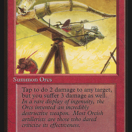 Orcish Artillery [Limited Edition Beta]