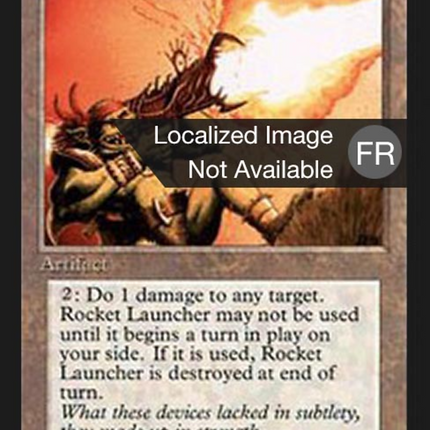 Rocket Launcher - Lance-roquettes  [Foreign Black Border]