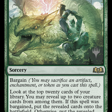 Thunderous Debut [Wilds of Eldraine Promos]